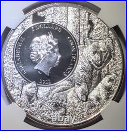 2022 Cook Islands $5 Iowa Bullfrog NGC MS70 U. S. State Animal 1 oz Silver 2022 Cook Islands $5 Iowa Bullfrog NGC MS70 U. S. State Animal 1 oz Silver