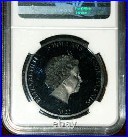 2022 Cook Islands $5 Iron Maiden Fear Of The Dark 1 Oz Coin Ngc Pf70 Ultra Cameo
