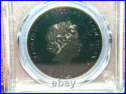 2022 Cook Islands $5 Iron Maiden Number Of The Beast Silver Coin Pcgs Pr70 Dcam