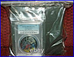 2022 Cook Islands $5 Iron Maiden Number Of The Beast Silver Coin Pcgs Pr70 Dcam