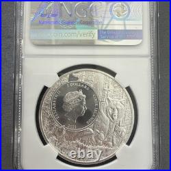 2022 Cook Islands $5 Rhode Island Harbor Seal U. S. State Animal Series MS70 NGC