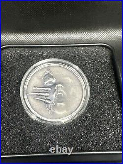 2022 Cook Islands 5 dollars Trapped Untrapped 1 oz silver coin proof CIT