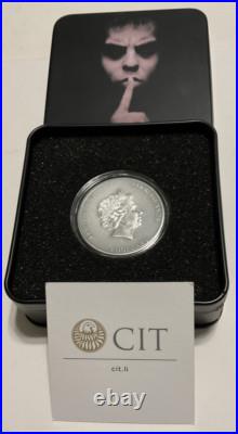 2022 Cook Islands 5 dollars Trapped Untrapped 1 oz silver coin proof CIT