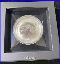 2022 Cook Islands 5oz Silver $25 MT VINSON 7 Summits Series UHR Coin