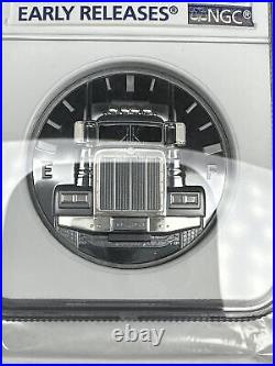 2022 Cook Islands HR Truck- King Of Road NGC PF70 DCAM ER 2 OZ Silver