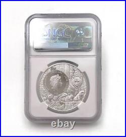 2022 Cook Islands INDIANA CARDINAL MS70 1oz Silver Coin