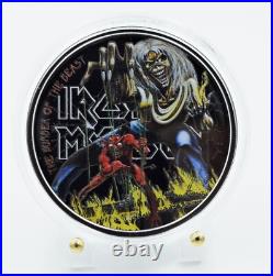 2022 Cook Islands Iron Maiden The Number of the Beast 1 Oz Silver Coin