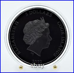 2022 Cook Islands Iron Maiden The Number of the Beast 1 Oz Silver Coin