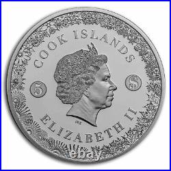 2022 Cook Islands Manga Four Seasons Autumn 1 oz Silver Coin 999 Mintage
