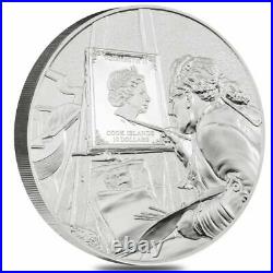 2022 Cook Islands Masters of Art Vincent Van Gogh 2 oz. 999 Silver Proof Coin