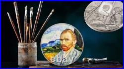 2022 Cook Islands Masters of Art Vincent van Gogh 2oz Silver Proof Coin