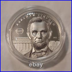 2022 Cook Islands S$5 Abraham Lincoln Ultra High Relief 1oz silver