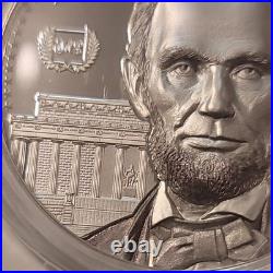 2022 Cook Islands S$5 Abraham Lincoln Ultra High Relief 1oz silver