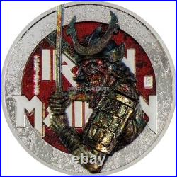 2022 Senjutsu Iron Maiden 2 oz silver coin Cook Islands