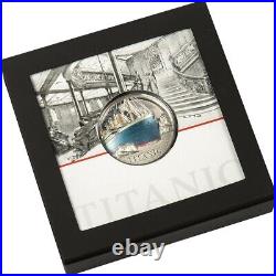 2022 Titanic 1 Oz Silver Proof Ultra High Relief Coin $5 Cook Islands JN369