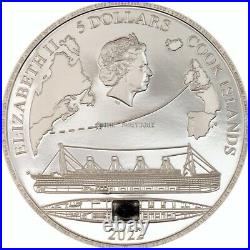 2022 Titanic 1 oz ultra high relief proof silver coin Cook Islands