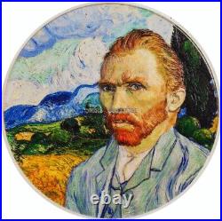 2022 Vincent van Gogh Masters of Art 2 oz proof silver coin Cook Islands