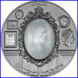 2023 2oz. 999 Black Silver Proof Cook Island The Stanley Ultra High Relief Coin