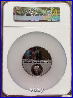 2023 3 Oz Silver $20 Cook Islands Real Heroes COAST GUARD NGC PF70 UCAM Coin