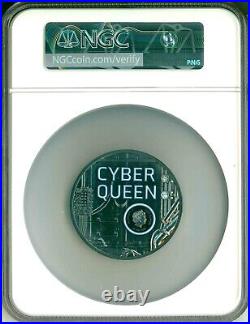 2023 Cook $20 Cyber Queen The Beginning 3 Oz UHR Silver NGC PF70 Ultra Cameo OGP 2023 Cook $20 Cyber Queen The Beginning 3 Oz UHR Silver NGC PF70 Ultra Cameo OGP