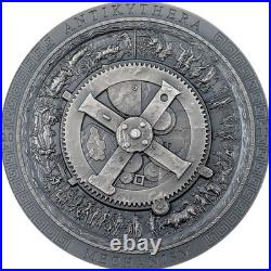 2023 Cook Isl. $20 Antikythera Mechanism 3oz Silver Coin