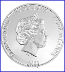 2023 Cook Islands $10 The Vexed Man 2 Oz High Relief Coin PCGS PR70DCAM FDI