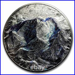 2023 Cook Islands 1 kilo Silver Proof Mt. Everest First Ascent SKU#279596