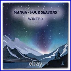 2023 Cook Islands 1 oz Silver Manga Four Seasons Winter SKU#285529
