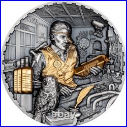 2023 Cook Islands $20 Steampunk Science Lab 3 oz Silver Coin 888 Mintage