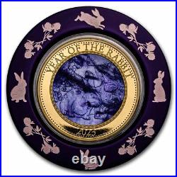 2023 Cook Islands 5 oz Gold Mother of Pearl Year of the Rabbit SKU#251142