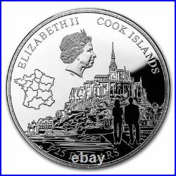 2023 Cook Islands 5 oz Silver Proof Mont Saint-Michel SKU#278991