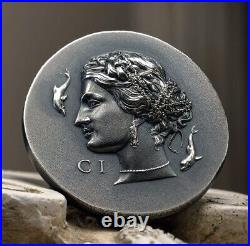 2023 Cook Islands ARETHUSA, 1 oz. Silver High Relief NGC MS70 Box/COA