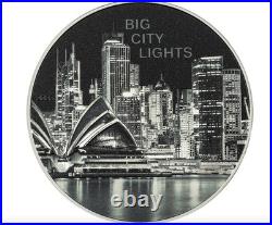 2023 Cook Islands Big City Lights Sydney 1oz Silver Proof Coin NGC 70 FR