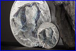2023 Cook Islands First Ascent Mt. Everest 1 Kilo Silver Proof Coin