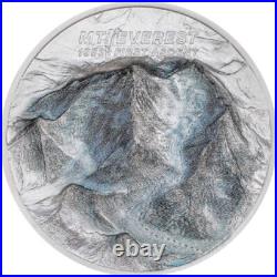 2023 Cook Islands First Ascent Mt. Everest 2oz Silver Proof Coin