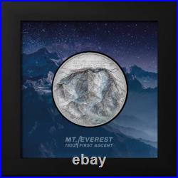 2023 Cook Islands First Ascent Mt. Everest 2oz Silver Proof Coin