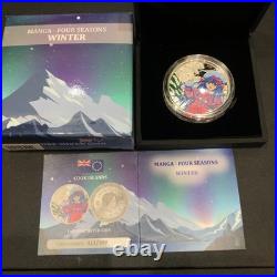 2023 Cook Islands Manga Four Seasons Winter 1 oz Silver Coin 999 mintage H1328