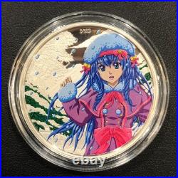 2023 Cook Islands Manga Four Seasons Winter 1 oz Silver Coin 999 mintage H1328 2023 Cook Islands Manga Four Seasons Winter 1 oz Silver Coin 999 mintage H1328
