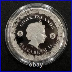 2023 Cook Islands Manga Four Seasons Winter 1 oz Silver Coin 999 mintage H1328 2023 Cook Islands Manga Four Seasons Winter 1 oz Silver Coin 999 mintage H1328