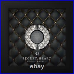 2023 Cook Islands Secret Heart 1oz Silver Antiqued Coin 2023 Cook Islands Secret Heart 1oz Silver Antiqued Coin