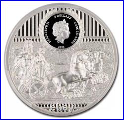 2023 Cook Islands Sparta High Relief Silver Coin PCGS PR70DCAM First Day Iss