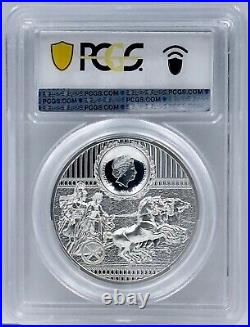 2023 Cook Islands Sparta High Relief Silver Coin PCGS PR70DCAM First Day Issue