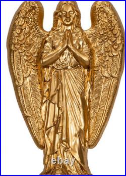 2023 Cook Islands Spiritual Art Angel of Mercy 3 oz Silver Shaped Coin