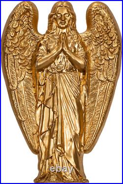 2023 Cook Islands Spiritual Art Angel of Mercy 3oz Silver Shaped Coin
