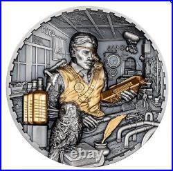 2023 Cook Islands Steampunk Science Lab 3 oz Silver Coin 888 Mintage