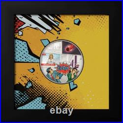 2023 Cook Islands Tenham Meteorite Impacts 1oz 999 Silver Proof Coin