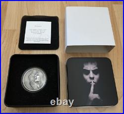 2023 Cook Islands Trapped Escape 1 oz Silver Antiqued Coin Mintage 999 NEW