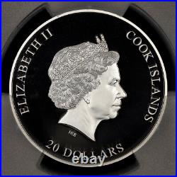 2023 Cook Islands Vault High Relief PCGS PR70DCAM First Issue 3oz Silver