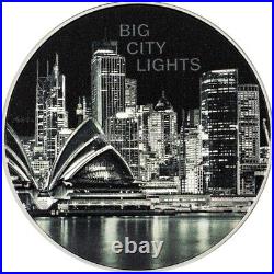 2023 SYDNEY Big City Lights 1 oz silver coin Cook Islands