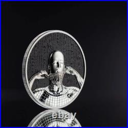 2023 Second skin 1 oz PROOF silver coin Cook Islands WithCOA & BOX